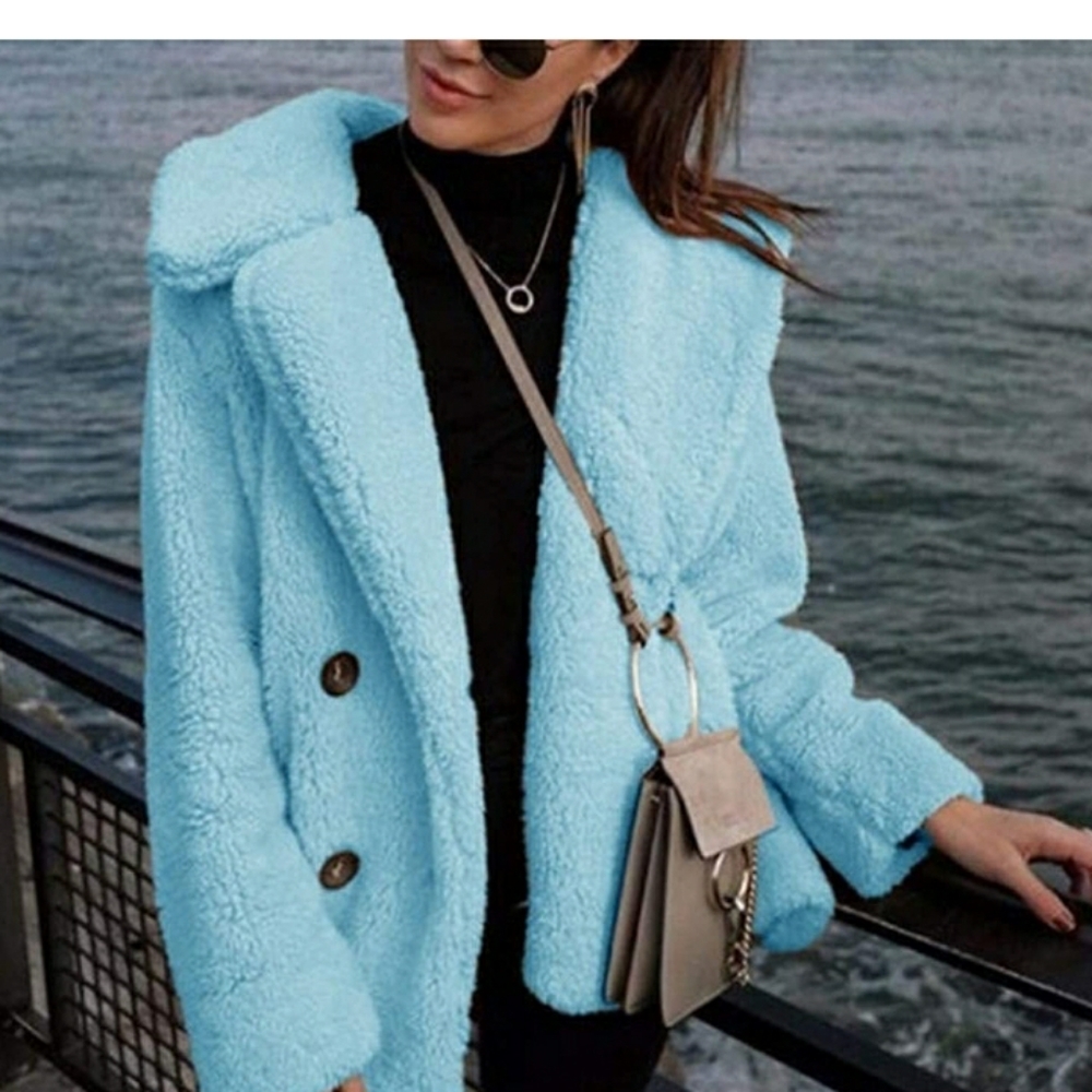 Soft fluffy jacket, L - Picture 3 of 4